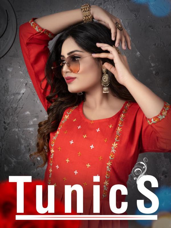 Aagya Tunic Vol 2 Rayon Slub Designer Kurti Collection